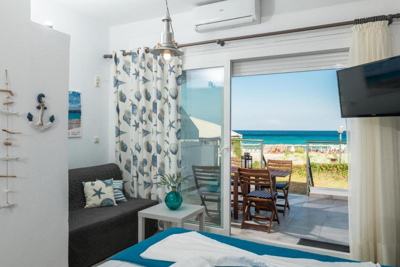 Artemis Beach Apartments Chrisi Ammoudia Esterno foto