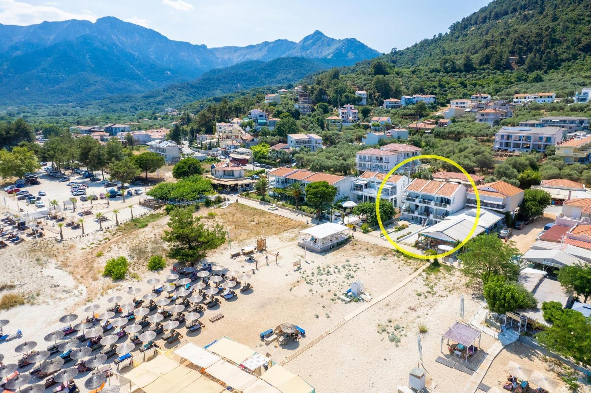 Artemis Beach Apartments Chrisi Ammoudia Esterno foto