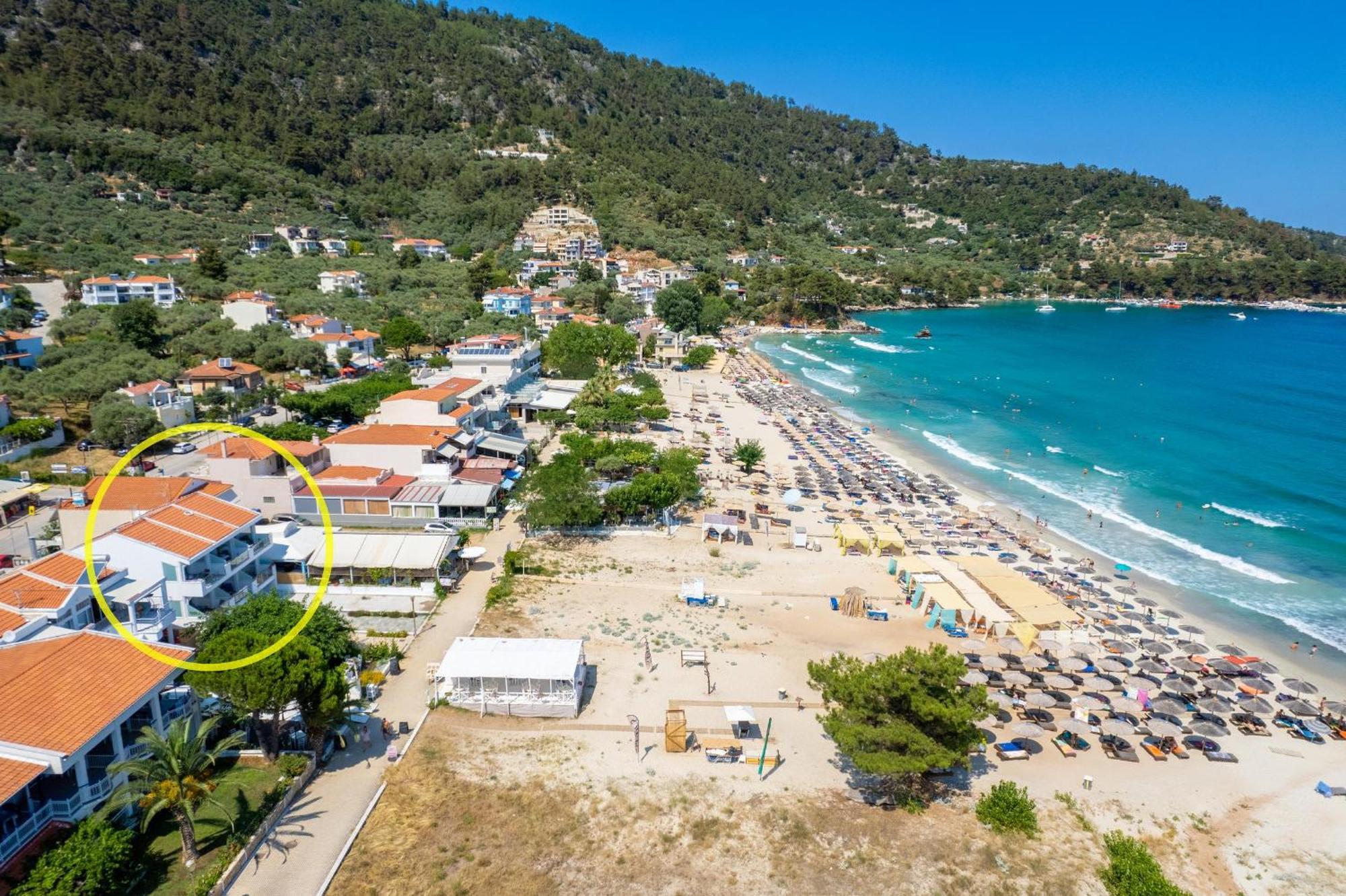 Artemis Beach Apartments Chrisi Ammoudia Esterno foto