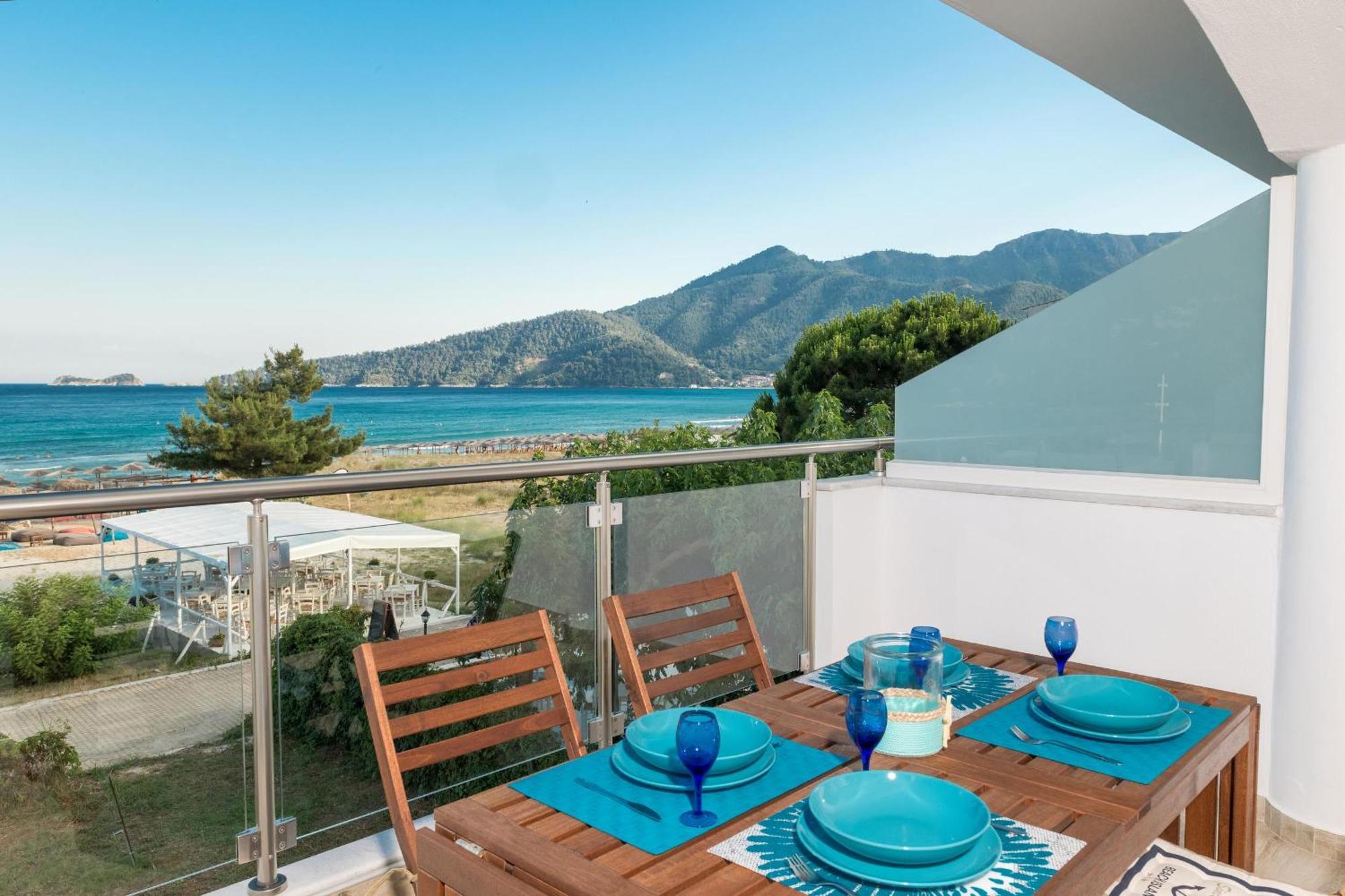 Artemis Beach Apartments Chrisi Ammoudia Esterno foto